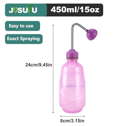 Watering Can for Seedlings, 0.45L (Purple) | Small Watering Can For House Plant Garden Flower - color: Purple