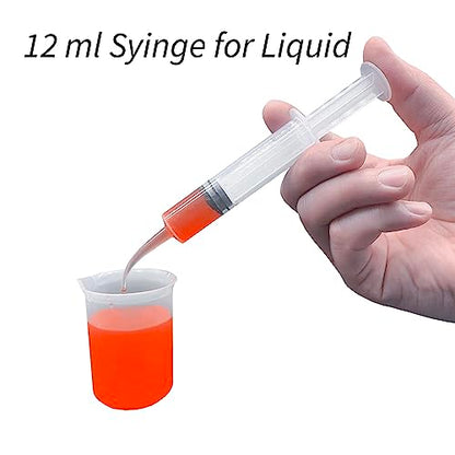 Wisdom Teeth Syringe, 50 Pack Dental Irrigation Curved Syringes for Dental Care Liquid Oral Tonsil Stone TMJ Chin Pain Relief Recovery Dentist Implant Clean Feeding Water