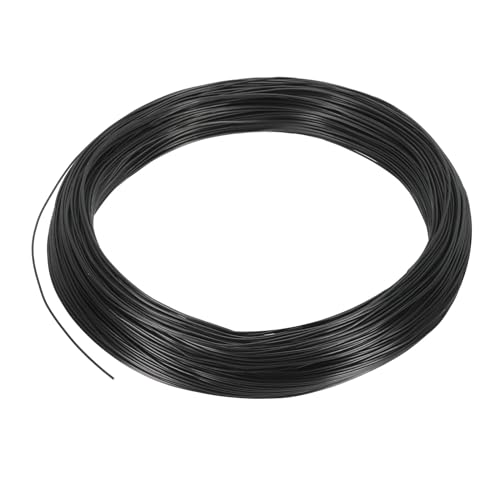 PATIKIL 1mm x 374ft Bonsai Training Wire,Floral Wire Stems Anodized Aluminum Tree Wire for Gardening Branch Fixing,Black - color: Black, size: 1 mm x 114 m