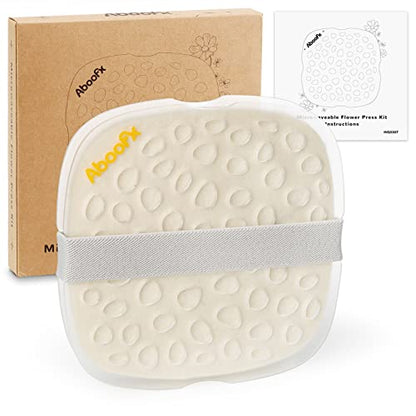 Aboofx Microwave Flower Press Kit, 6.3" Quick Drying Pressed Flower - size: 6.3 x 6.3 inches