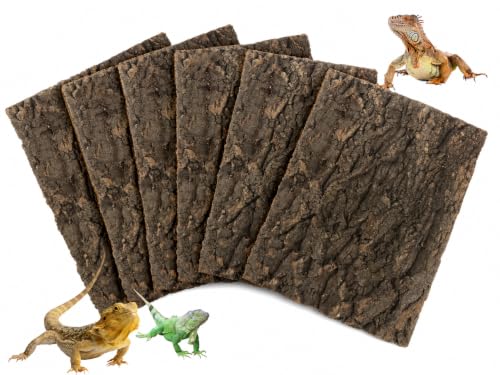 STARVAST 6PCS Cork Terrarium Background 11.8x11.8in for Reptile - size: 6PCS-11.8×11.8in