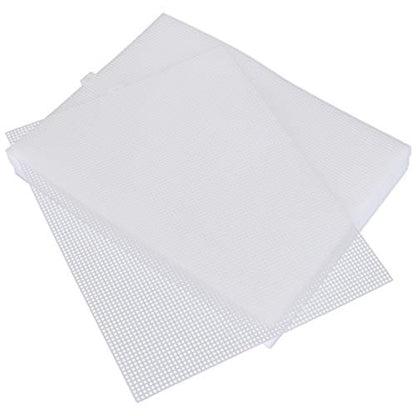 QTLCOHD 30 Pack 7 Count Plastic Mesh Canvas Sheets
