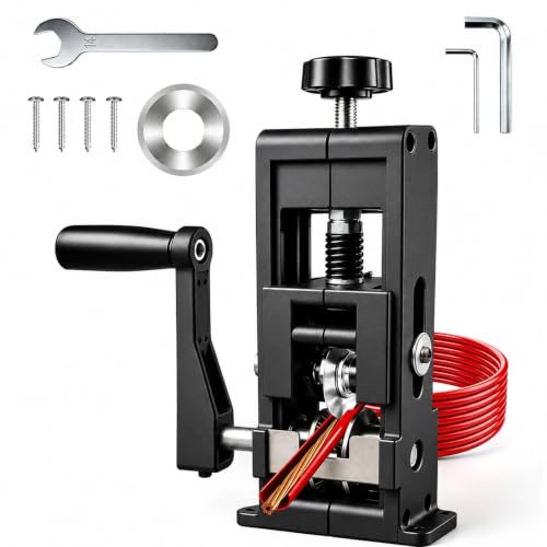 Wire Stripper Machine, 0.06"-1" (1.5-25 mm) Manual Wire Stripping Machine
