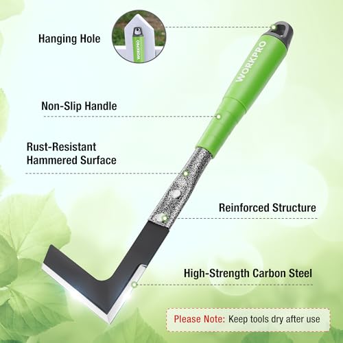 WORKPRO 6-Piece Garden Tool Set - color: Green