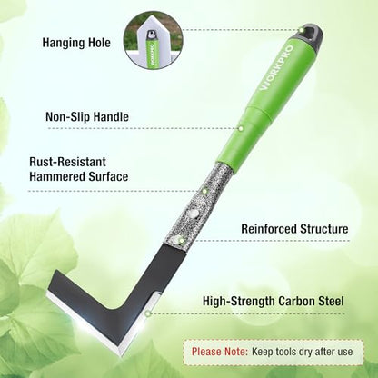 WORKPRO 6-Piece Garden Tool Set - color: Green