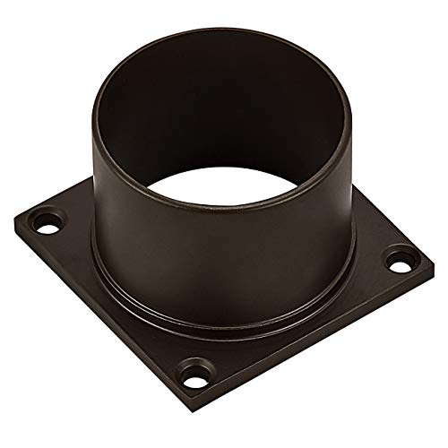 Design House Outdoor Light Pier Base, Bronze | Floor Mount, Traditional, Aluminum, Lighting, 588004-BRZ - color: Bronze