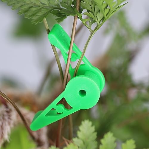 80 pcs Plant Stem Training Clips, Low Stress Plant Bud Bender Branches Trainer Plant Support Clips Plant Ties Trellis Clamps for Climbing Plants Garden Plant Grow Tools