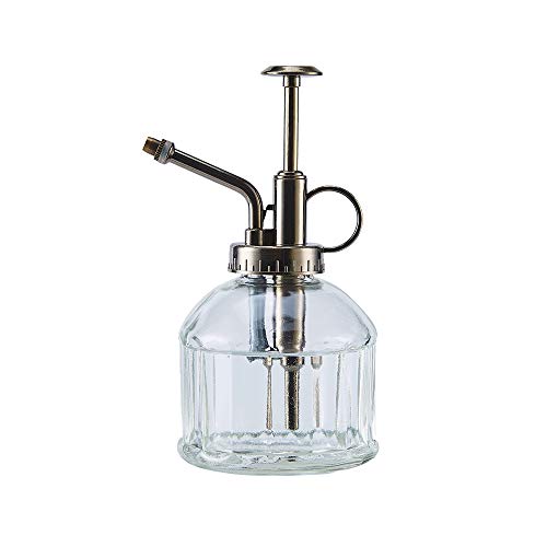 Glass Plant Mister Spray Bottle for Indoor Plants, 200ml/6.7oz, Clear - color: Clear