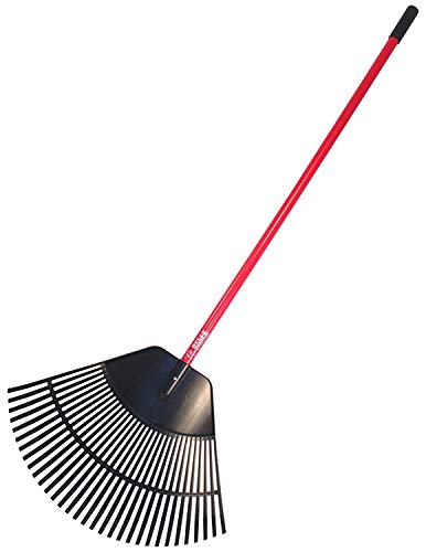 Bully Tools 26-32 Lightweight Polypropylene Tine Leaf Rake, 30" Wide