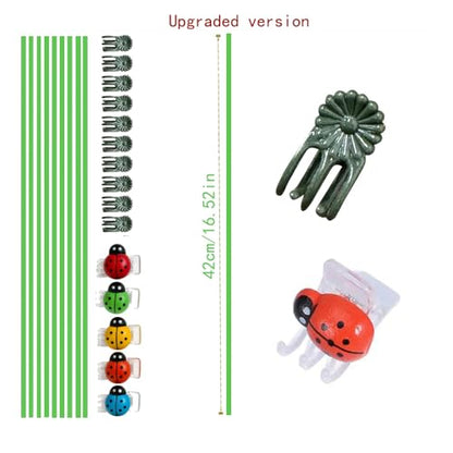 16.5Inch Plant Support Stakes 10Pcs for Garden Plants and Flower