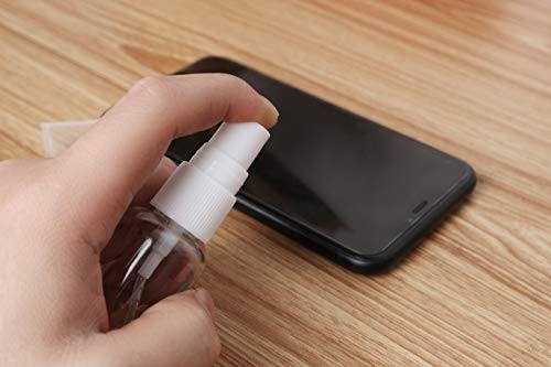 2 Pack Small Spray Bottles 1oz Clear Plastic Empty Refillable Mini Spritzer - color: 2 Pack, size: 1 Ounce