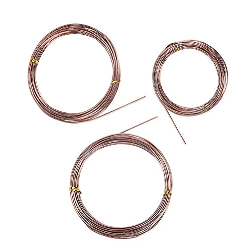 BEADNOVA Bonsai Training Wire 98 Feet Copper Plant Training Aluminium Bonsai Tree Wire for Plant (Copper, 1.5mm, 30m) - color: 1.5mm