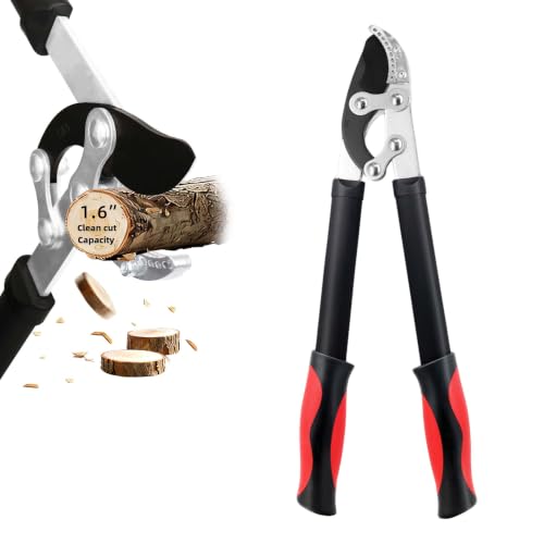 YRTSH Loppers for Tree Trimming Heavy Duty Branch Cutter, 1.6" Cut Capacity | Tree Trimmer with Compound Action, Chops Thick Branches Ease, Garden Loppers Pruning, Tree Pruner for Gardening & Yard Work - style: Lopper 18 Inch