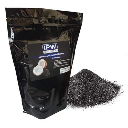 5 Lbs Bulk Water Filter/Air Filter Refill Coconut Shell Granular Activated Carbon Charcoal by IPW Industries Inc