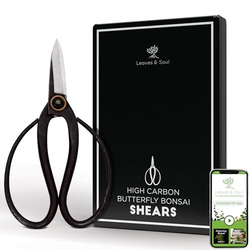 Leaves & Soul Bonsai Butterfly Scissors Bonsai Tools for Trimming & Pruning - style: Butterfly