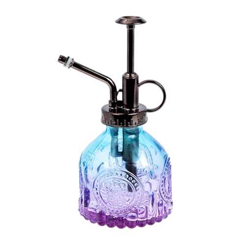 TOYANDONA Glass Spray Bottle Vintage Decor Small Watering Can Spray Mist Sprayer - color: Multi