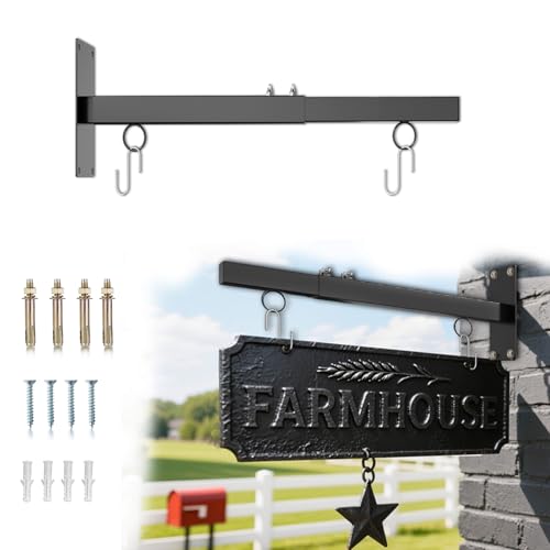 20"-28" Scalable Hanging Sign Bracket, Sign Brackets Hanging Sign Outside