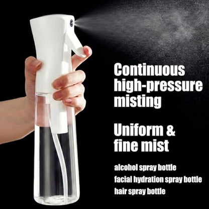 Continuous Spray Bottles,Spray Bottle for Hair&Water Spray Bottle for Travel Essentials, Multi-Use ，Beauty， Care, Makeup, Hydration & Pet Grooming-200ml