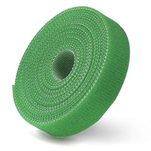 Green Garden Tie,Plant Ties for Climbing Plants,17FT Plant Supports for Effective Growing,Reusable and Adjustable,Plant Ties for Branches Flowers Tomatoes Indoor Outdoor Greenhouse