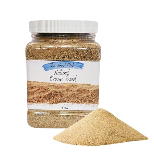 3 lb Natural Sand for Sandbox, Sand Art, Home Decor, Sensory Bin, Aquarium & More, Odorless, Non-Toxic, Safe for Kids & Pets, Versatile, and Clump-Free for Easy Handling - size: 3lb
