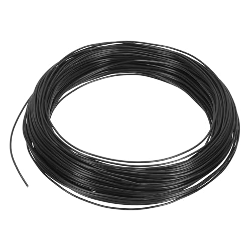 PATIKIL Bonsai Training Wire 1.5mm x 169ft Anodized Aluminum Black - color: Black, size: 1.5 mm x 51.5 m