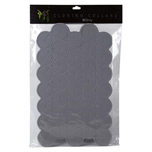 EZ-Clone Colored Cloning Collars Gray, Bag of 35 - color: Gray