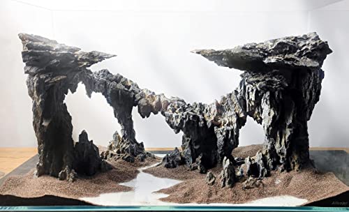 Allcolor Aquarium Rock Decor, 5-Piece Twilight Set for 20-30 Gallon Tanks - style: Twilight