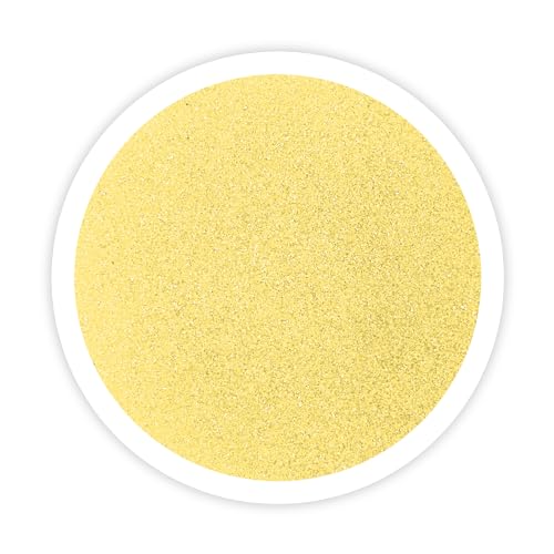 Canary Unity Sand -1.5 LB (22 oz), Pastel Yellow Colored Sand for Weddings, Vase Filler, Home Decor, Crafts, Terrariums, and More - color: Canary, size: 1.5 LB (22 oz)