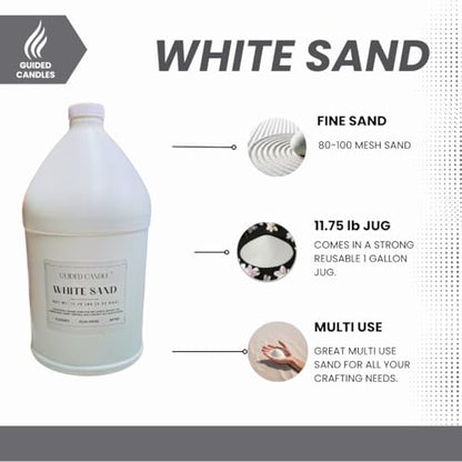White Sand, 80-100 mesh, Fine Sand for Zen Garden, Resin Incense Burner, Smudge Bowl, Ritual Incense, Sensory Bin Table, Mandalas, Craft Sand,DIY Painting, Acrylic Texture Painting (11.75 lb) - style: 11.75 lb
