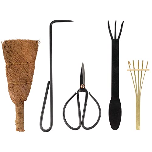 BambooMN Bonsai Tool Kit 5pc Basic Care Set - 3 Sets - color: 5pc Basic Care Set
