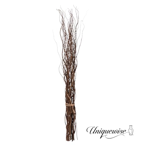 Natural Decorative Dry Branches Authentic Willow Sticks for Home Decoration and Wedding Craft, 37 inch - color: Brown, size: 37 Inch, style: Willow