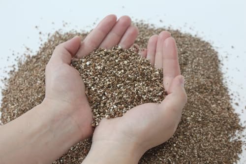 5QT Organic Vermiculite, Horticultural Vermiculite for Plants, Soil Additive for Potted Plants, Vermiculite Coarse Hydroponic for Succulent Orchid Gardening Reptiles - color: Vermiculite, size: 5QT