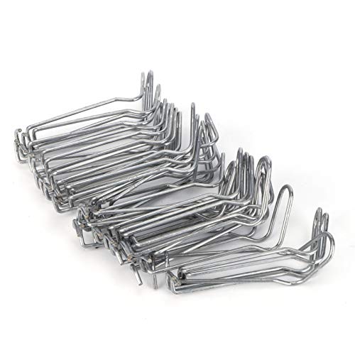 Plant Support Spring Clips, 30Pcs x 16 mm/0.63 in Diameter | Stainless Steel | Greenhouse & Garden Trellis | Fix Vines & Stems | Reusable | Easy Installation(16mm) - size: 16mm