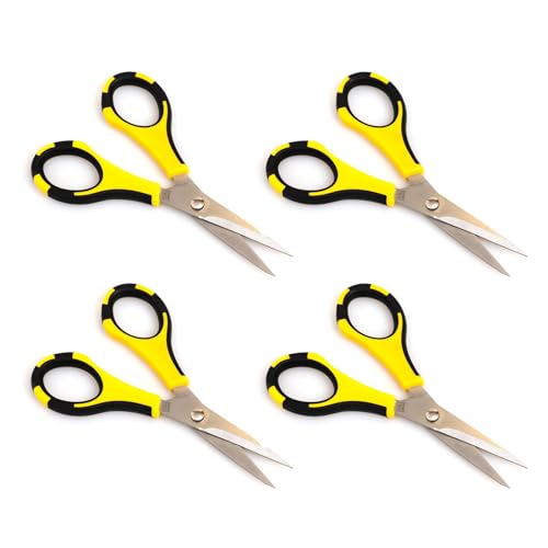 American Crafts Cutter Bee Herb Scissors 4/Pkg-Yellow/Black - style: 4 Pack