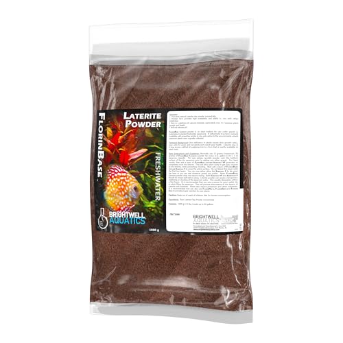 Brightwell Aquatics FlorinBase Laterite Powder Iron Clay Substrate, 1000g - size: 1000 grams