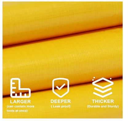 Repotting Mat Plant Mat, Indoor Plant Transplant Replacement Mat, Bonsai Tools Portable Gardening Mat, Potting Tray Soil Spillage Mat (Yellow,19.7 * 19.7) - color: Yellow