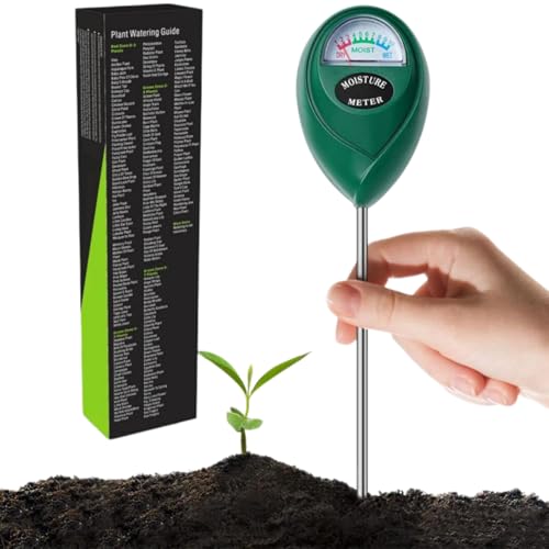 Soil Moisture Meter, Plant Water Monitor, Hygrometer Sensor for Gardening, Farming, Indoor and Outdoor Plants, No Batteries Required
