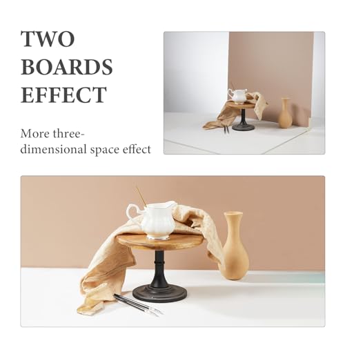 2-Sided 2 PCS Morandi Photo Backdrop Boards, Flat Lay Food Photography Background, Durable Waterproof Product Photography, 24x24 Inch, BEIYANG - color: Double-Sided Morandi 24x24