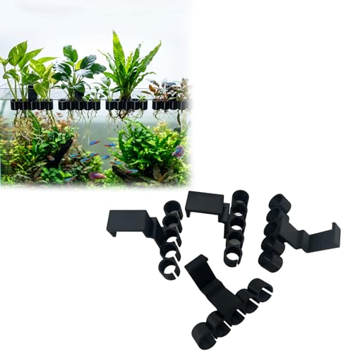 4-Pack Aquarium Plant Holder/Bamboo