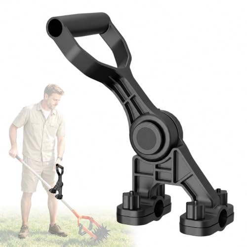 Weed Eater Handle Extension, Coinicxcel 5-Angle Adjustable Universal Handle Attachment, Ergonomic Back-Saving Attachment for Weedeater/String Trimmer/Rake/Snow Shovel & More Gardening Yard Tools