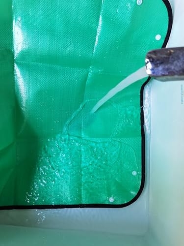 RESTCLOUD Indoor Plant Repotting Mat Potting Tray, Poo Poo Platter for Butterfly Cage, 19.6 x 19.6 Inches, Green, Set of 2 (26 x 26 Inches Set of 2) - size: 26 x 26 Inches Set of 2
