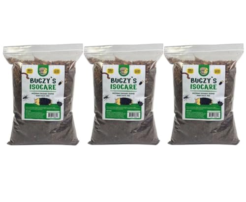 Isocare Premium Organic Isopod Soil & Bioactive Terrarium Vivarium Substrate Mix (12 Quart)