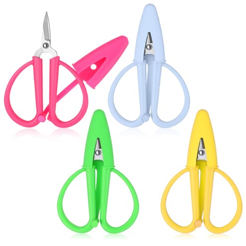 4 Pack Mini Scissors Set,Needlepoint Scissor Super Snips