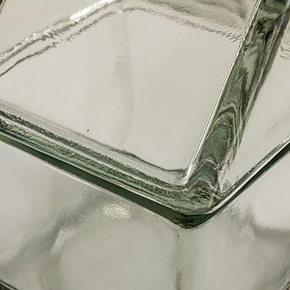Creative Co-Op 20-Ounce Glass House Shaped Jar with Lid, Clear - size: 20-Ounce