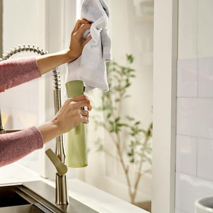 10 OZ Continuous Spray Bottles - Ultra Fine Mist Sprayer | Water Spray Bottle For Hair Stuff, Mister Spray Bottle For Plants Mister | Hair Spray Bottles For Hairstyling, Cleaning, Salons - color: Fern Green