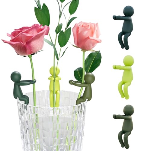 Plant Propagation Friends, 3PCS Plant Cutting Holder Plant Support for Sprouts, Stems and Shoots, Cute Plant Propagation Buddy Plant Supporters for a Plant Propagation Station or an Indoor Garden