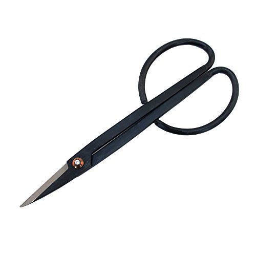 BambooMN 7.2" Black Bonsai Trimming Shear - 10 Pieces - color: 7.2" Trimming Shear, size: 10