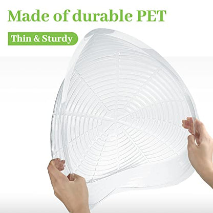 Shellwei 18 Pieces 16" 18" 20" Plant Saucers Clear Durable Plant Saucer Plastic Plants Saucers for Indoors Outdoors Clear Flower Pot Drip Trays Plants Garden Pot Saucer Trays - size: 16 Inch, 18 Inch, 20 Inch