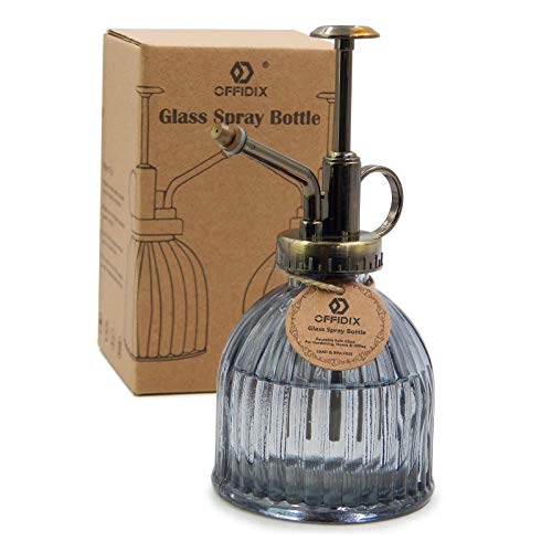 OFFIDIX Plant Mister Plant Water Spray Bottle, Vintage Style Gray 6.7 oz - color: B-DarkGrey