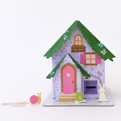 Mini Craft Kit | Tiny Fairy House Craft Kit for Kids – Miniature House Building Kit, Creative Kids Craft Kits for Imaginative Play